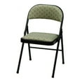 thumbnail image 5 of MECO Sudden Comfort Deluxe Metal Fabric Padded Folding Chair, Gray (4 Pack), 5 of 5