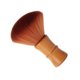 thumbnail image 1 of Cepillo de cuello para barbero con cerdas largas y suaves para cortar el cabello y limpiar salones de belleza, 13x4cm, marrón., 1 of 5