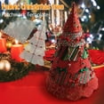 thumbnail image 2 of IROINID Décorations de Noël Extérieures Intérieures pour la Maison, Ensemble de Courtepointe pour Arbre de Noël, Kit de 7 Pcs de Règles de Couture à la Main, Règles de Courtepointe et Modèles, Modèle d'Arbre de Noël Découpé à la Main, 2 of 9