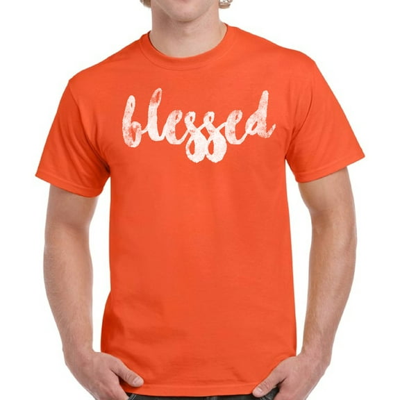 Blessed Men T-Shirt - Graphic Tee S M L XL 2XL 3XL 4XL 5XL - Funny Thanksgiving Tshirts for Men Happy Thanksgiving Gifts