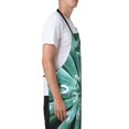thumbnail image 3 of Pofeuu Teal Cactus Print Waterproof Apron with Pockets Adjustable Cooking Aprons Kitchen Bib for Baking Household Cleaning, 3 of 8