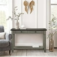 thumbnail image 2 of Lexicon Granby Table Console à 2 Tiroirs en Bois, Gris Antique, 2 of 7