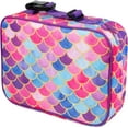 thumbnail image 1 of WQLPP Boîte à Lunch Isolée Durable - Sac à Lunch Réutilisable - Couvre Votre Boîte Bento, Compatible avec Bentgo, Kinsho, Yumbox (8"x10"x3") - Queue de Sirène, 1 of 4