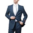 thumbnail image 2 of Adam Baker Designed, Men's C67944 Regular Fit 2-Piece Single Breasted Suit - Blue Windowpane - 50R, 2 of 4
