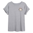 thumbnail image 2 of Instant Message - Korean Sneakers - Women's Oversized T-Shirt, 2 of 6