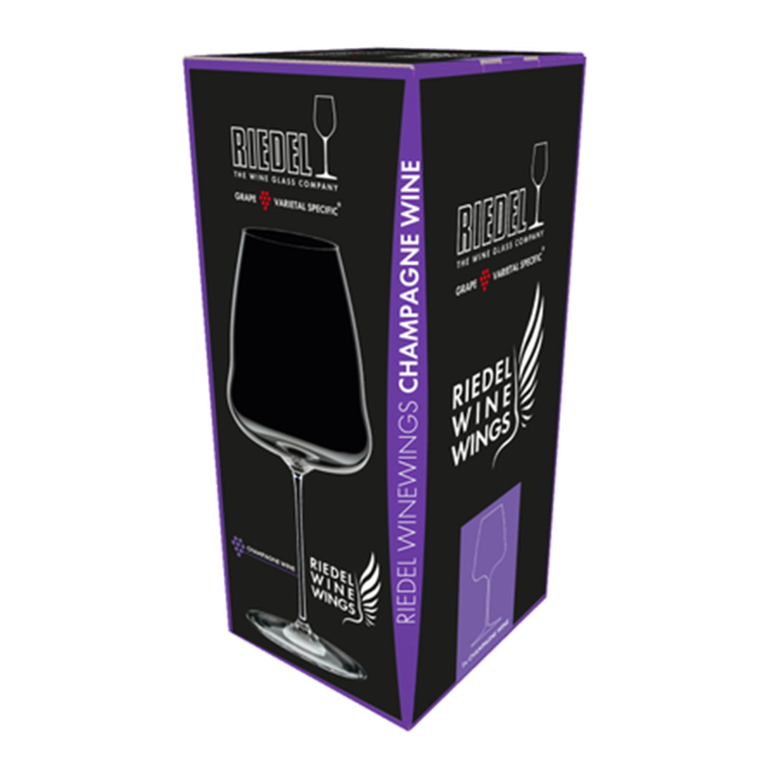 Riedel Winewings Riesling / Champagne Stemless Wine Glasses - Set of 2 -  Loft410