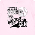 thumbnail image 4 of Inktastic Little Brother and Biggest Fan Baseball Family Fan Boys or Girls Baby T-Shirt, 4 of 5