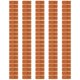 thumbnail image 2 of 100Pcs Handmade Labels Microfiber Durable Clear Printing Smooth Convenient Embossed TagChocolate, 2 of 5