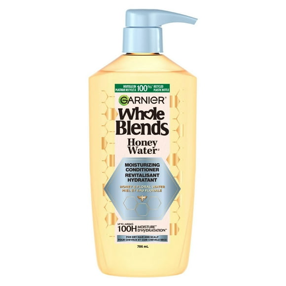 Garnier Whole Blends Honey Water Moisture Restoring Conditioner, for Dry Hair & Scalp, 786 ml, Moisture Restoring Conditioner