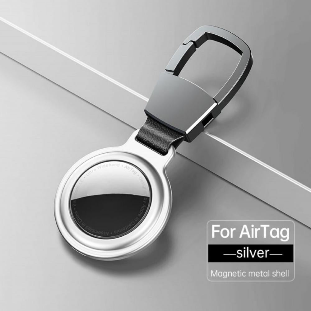 Case for AirTag Keychains, Metal Air Tag Key Ring Holder Accessories Compatible with
