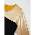 thumbnail image 6 of TiaoBug Kids Girls Metallic Liturgical Praise Dance Dress Worship Tunic Costume, 6 of 7