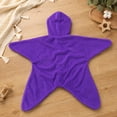 thumbnail image 6 of Halloween Baby Starfish Onesie Unisex Star Suit Hooded Wearable Blanket Footie Jumpsuit, 6 of 8