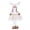 White, variant on STP GOODS Snow Girl Handmade Collectible Doll 15” (38 cm) Christmas Figurine Holiday Décor Xmas Standing Decoration Xmas Figure Doll Decoration, Gold and White