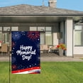 thumbnail image 3 of Amhnf Happy Memorial Day Fireworks Garden Flag For Home Outdoor Garden Yard Decor 12x18 inch, 3 of 5