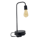 thumbnail image 1 of Lámpara De Mesa Industrial Cityluz E27 Led Metal Negra 46cm, 1 of 6