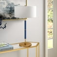 thumbnail image 1 of Henn & Hart TL0534 Simone Bleu & Laiton Lampe de Table à 2 Ampoules, 1 of 9