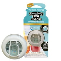 Yankee Candle Smart Scent Vent Clip Car & Home AC Air Freshener, Bahama Breeze