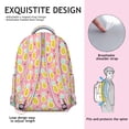 thumbnail image 5 of Pineapple Print Everyday Backpack - Perfect for Commuting & Errands, Trendy & Lightweight, 5 of 6