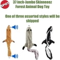 thumbnail image 4 of SPOT Skinneeez Jumbo Forest Animal Squeaky Dog Toy, 37in, Great for Moderate Chewers, Stuffing-Free, Assorted Styles, 4 of 15