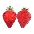 thumbnail image 4 of FRCOLOR  2 Pcs Strawberry Fruit Ornaments Strawberries Decoration Home Office, 4 of 8