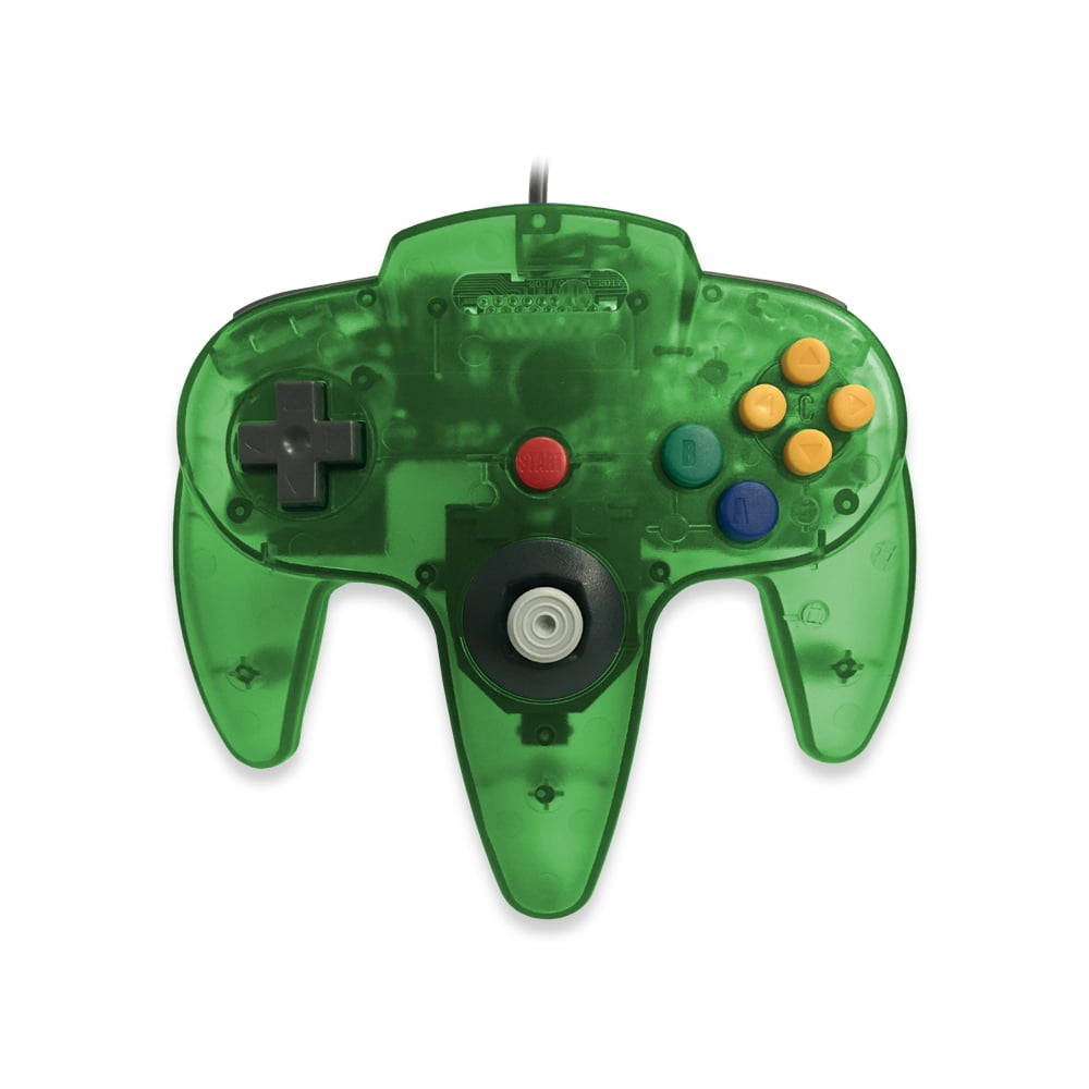 Old Skool Controller for Nintendo 64, Jungle Green, 00645871906701