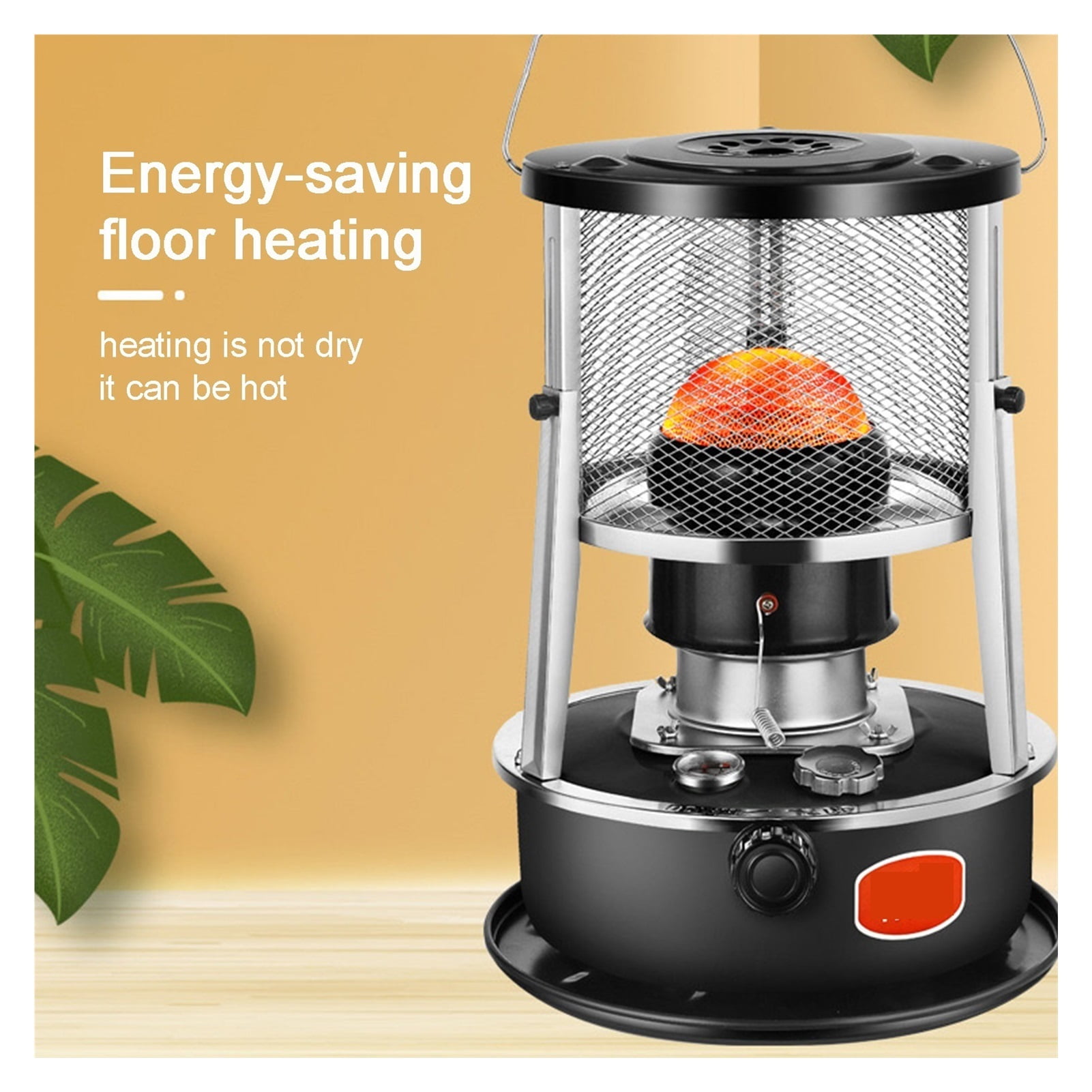 Portable Kerosene Stove Heater Lightweight Kerosene Stove Heater With Oil Gauge Portable Kerosene Warmer Automatic Extinguishing Suitable For Outdoor Backpacking Hiking Traveling ,strong