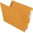 thumbnail image 4 of 14 pt Color Folders, Full Cut 2-Ply End Tab, Letter Size, 2 Fasteners in Pos #1 & #3, Goldenrod (Box of 50), 4 of 18