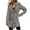 White, variant on Lovskoo 2024 Womens Winter Coats Double Breasted Pea Coat Long Sleeve Top Stand Collar Cardigan Printed Jacket Trench Coat Overcoat Black