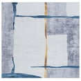 thumbnail image 2 of SAFAVIEH Tacoma Gemma Abstract Machine Washable Area Rug, Grey/Light Grey, 4' x 4' Square, 2 of 13