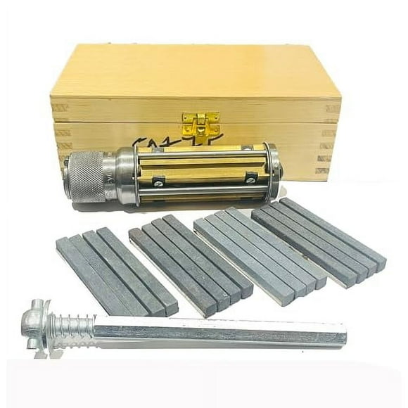 Rahish Tools Kit de Cylindre de Moteur 50mm à 75mm Ajustable avec 16 Pierres Tailles 4 Pouces x3/8 Pouces x3/8 Pouces - Fonctionne pour Moteurs de Voiture de Taille Moyenne à Plus Grande