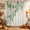White, Sage, Forest Green, Ivory, variant on White Lilies Shower Curtain, Waterproof Shower Curtains for Bathroom, Succulents Green Leaf Rustic Botanical Washable Fabric Bathtub Curtain Set Bath Decor with 12 Hooks Long 72"x84"