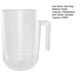 thumbnail image 3 of YAOMOBB Cold Beverage Container Frosty Beer Mug with Handle No Ice Cubes Needed Insulated Freezer Cup, 3 of 7