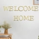thumbnail image 5 of Adhesivos decorativos 3D acrílicos grandes con letras para la pared, adhesivos y calcomanías decorativas con letras y logotipos, aptos para la decoración DIY del hogar, color dorado, 5 of 5