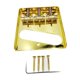 thumbnail image 3 of Juego de puente de guitarra, pieza de repuesto, diseño vintage, herramientas de luthier, fácil de instalar oro, 3 of 9