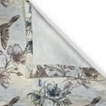 thumbnail image 5 of Ambesonne Nature Grommet Curtain, Birds Hibiscus Flowers, 50" x 108", Teal Brown, 5 of 6