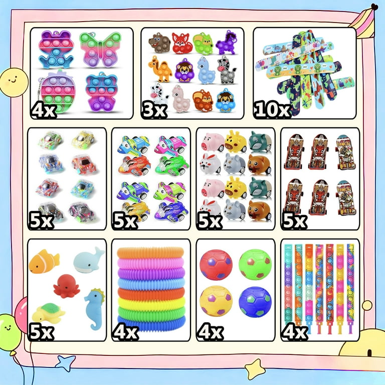 Party Favors Treasure Chest Toys For Classroom 300 PCS Party