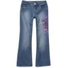 Faded Glory - Girls' Butterfly Boot-Cut Jeans