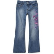 Angle View: Faded Glory - Girls' Butterfly Boot-Cut Jeans