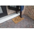 thumbnail image 2 of Entryways Happy Fall Y'all Text Coir Indoor Outdoor Doormat, 17" x 28", Brown, 2 of 6