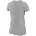 thumbnail image 3 of Women's G-III 4Her by Carl Banks Heather Gray Chicago Blackhawks Super-Slim Fit Lightweight Dot Print Team T-Shirt, 3 of 3
