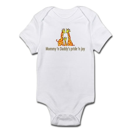 

CafePress - Mommy N Daddys Pride N Joy Body Suit - Baby Light Bodysuit