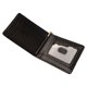 thumbnail image 3 of Cartera delgada Ticfox con clip para billetes de cuero PU fibra de carbono negra tamaño libre, 3 of 14