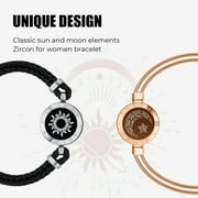 TOTWOO Long Distance Touch Bracelets for Couples, Long Distance Relationship Gifts for Girlfriend