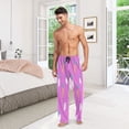 thumbnail image 7 of Carrot Seamless Pattern Men's Lightweight Pajama Bottoms Stretch Elastic Waist Side Pockets Spring Fall, 7 of 7