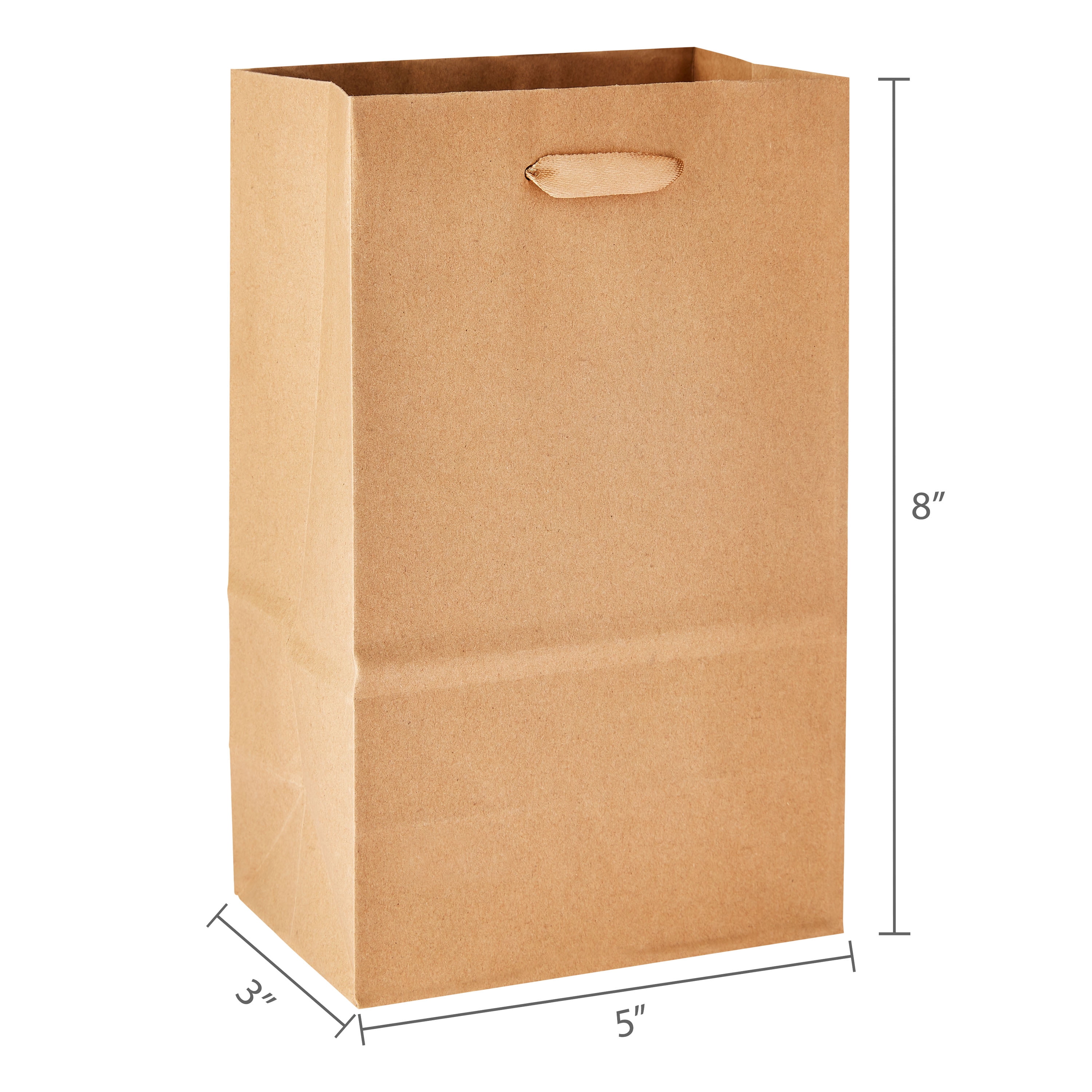 Hello Hobby Small Kraft Paper Bags, 5.25" x 8.38", 10 Count