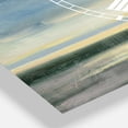 thumbnail image 3 of Designart 'Blue Coastal Sunrise' Traditional Wall Clock, 3 of 3