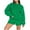 Green, variant on Frostluinai Two Piece Sets for Women Lounge Sweat Shorts Oversized Sweatshirts Pullover Sets Solid Loose Fit Fall Sweatsuits with Pocket