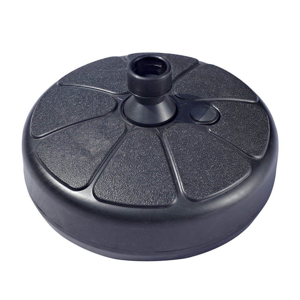 MLINS Plastic Parasol Umbrella Stand Base for Outdoor Garden Filled with Water or Sand Black