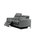 thumbnail image 5 of Uptown Modern Lennox Double Powered Love Seat, Dark Grey, 5 of 8