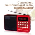 thumbnail image 4 of Radio FM Digital Multifunción, Altavoz Multimedia, Reproductor de Música MP3, Compatible con para Tarjeta TF, Unidad USB, Pantalla, Regalo para Personas Mayores, 4 of 5